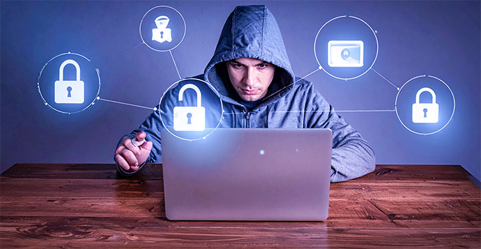 Remote work threats of an unsecured network.