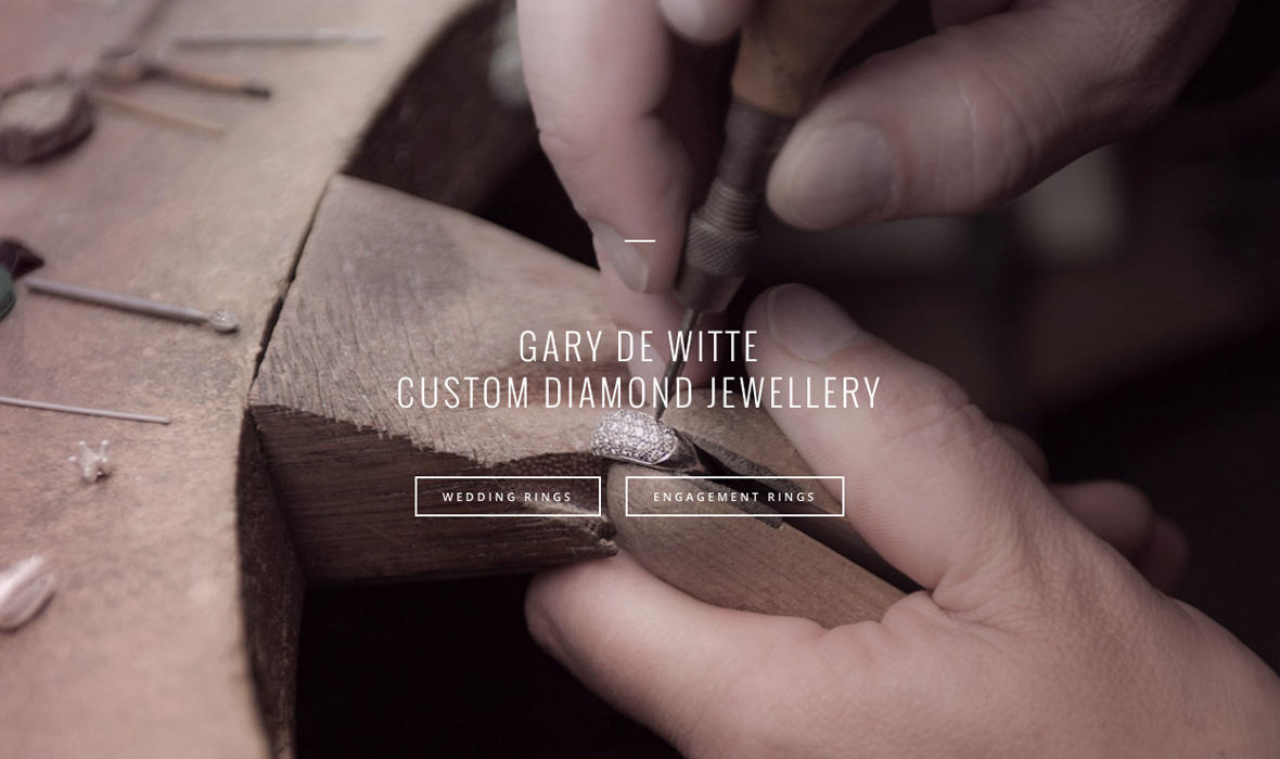 GDW Jewellery Auckland web design and photography